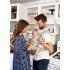 Eргономична раница Ergobaby Embrace Soft Air Mesh Soft Grey