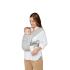 Eргономична раница Ergobaby Embrace Soft Air Mesh Soft Grey