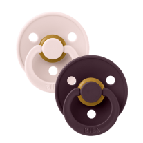Залъгалки Bibs Colour, Petal/Plum, 0-6 м