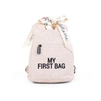 CHILDHOME Детска Раница My First Bag TEDDY Ecru