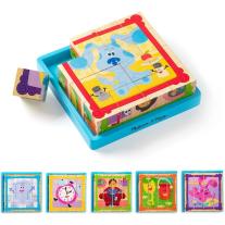 Melissa & Doug Дървен пъзел с кубчета Blue's Clues and You