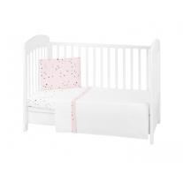 Бебешки спален комплект 3 части KIKKA BOO EU Style 70/140 Bear with me Pink