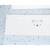 Бебешки спален комплект за мини-кошара KIKKA BOO 5ч Bear with me Blue