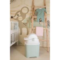 Кош за употребявани пелени DIAPERCHAMP ONE WHITE